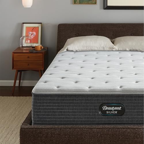 Image of Beautyrest Silver BRS900 12.25 inch Plush Full Mattress | CertiPUR-US certified, 10 Year Limited Warranty, 100-Night Sleep Trial, Made in the USA with global components, Supportive