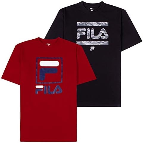 Fila Big and Tall T Shirts for Men Pack 