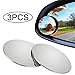 Produktbild Auto toten Winkel Spiegel - WENTS 3PCS Blinder Fleck Spiegel Auto Rückspiegel Film wasserdicht konvexer Rückspiegel HD Glas rahmenlose runde Autoteile