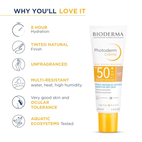 Bioderma Photoderm Crème Claire SPF 50+ Tinted Sunscreen 40g - Image 8
