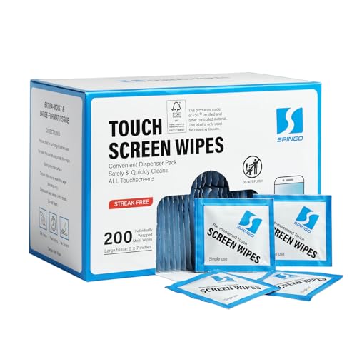 200 Count Screen Wipes Screen Cleaner Wipes for Electronics Touchscreens