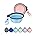 7. Sky Blue & Pink