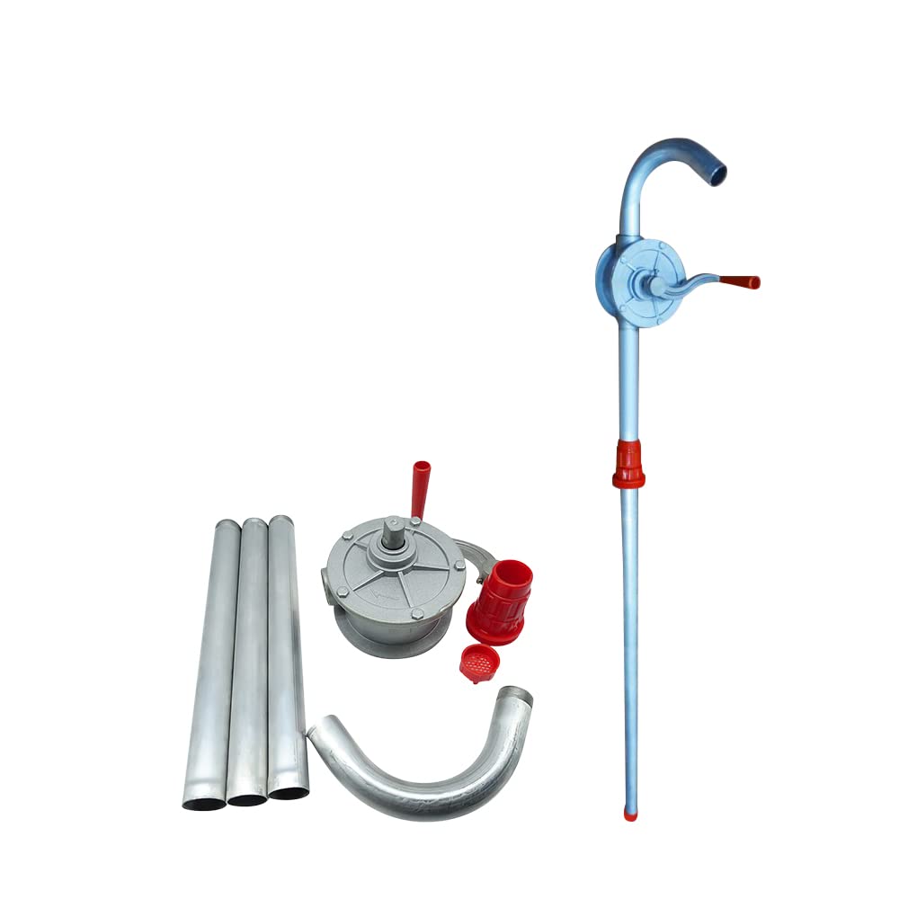 Buy IWILCS Oil Barrel Pump, Aluminum Alloy Rotary Hand Crank Oil Barrel