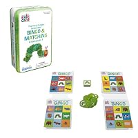 University Games Eric Carle's Very Hungry Caterpillar Bingo and Matching Tin Card Game