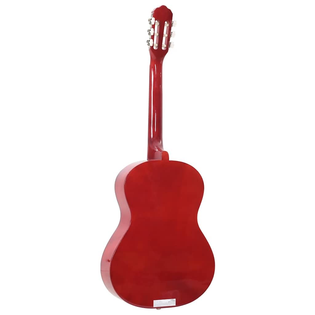 Guitarra de concierto 4/4, guitarra acústica de 39 pulgadas, para principiantes, madera de tilo natural