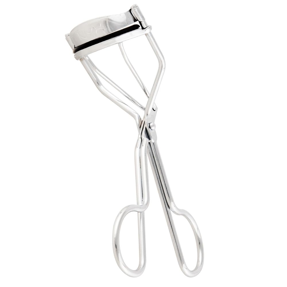 NYX Professional Makeup Eyelash Curler with Silicone Pad, For Softly Curled and Voluminous Lashes, With Additional Silicone Pad, Comfortable Lash Curling