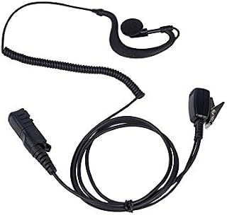 Trido G Shape Earpiece Headset Mic PTT for Motorola Two Way Radio XPR3500