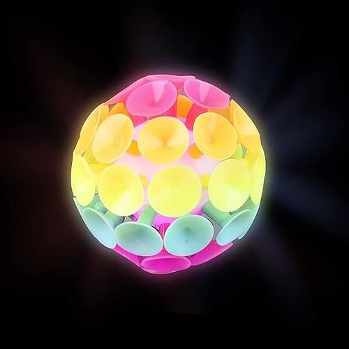 Miniatura 2 de Bolas de lanzamiento con ventosa iluminadas, recuerdos de fiesta para niños y niñas, bola de 3 pulgadas (3.000in)