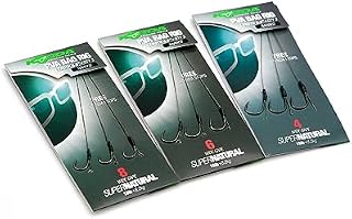 Korda PVA Bag Rigs 4.5" Pack Of 3 18lb Barbed or Barbless: Size 6 Barbless