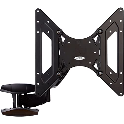 prsTECH® interactiveMOUNT IM353 TV Wandhalterung 42“-55“ VESA max. 400x400 universell passend max. 21kg Tragkraft Ultra Flat mit Gasdruckfeder, neigbar, schwenkbar, vollbeweglich Cover