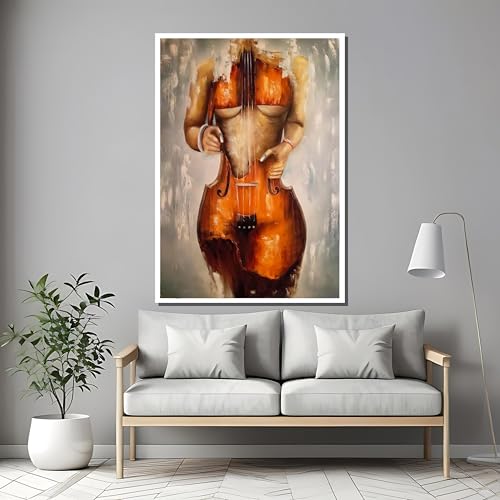 Tableau violon abstrait pour exprimer votre passion de la musique - 3