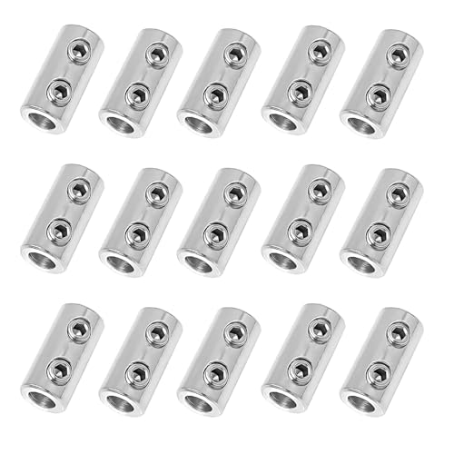 Drahtseilklemmen, 15 Stück 1.5-2 Mm Edelstahl Seilklemmen Set,...
