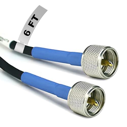 Câble coaxial RG-8X éliminant les pertes de signal pour liaison radio amateur et HF