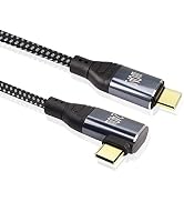 PNGKNYOCN 240 W kabel USB C na USB C, 0,5 m PD3.1 typ C wtyczka na wtyczkę 5A kabel do szybkiego ładowania, r...