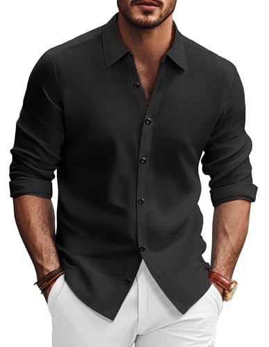 long sleeve under dress shirt PJ PAUL JONES Mens Button Down Shirts Untucked Black S long prom dresses open backs Navy coat,long full length making it easy for Color:Dusty_Blue