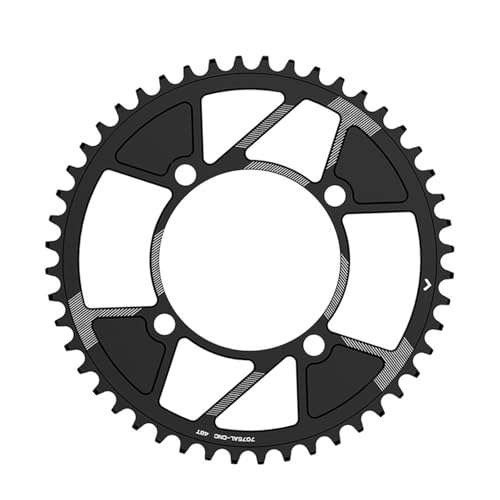 Pédalier simple pour vélo 104BCD avec manivelle étroite et large pour transmission vtt