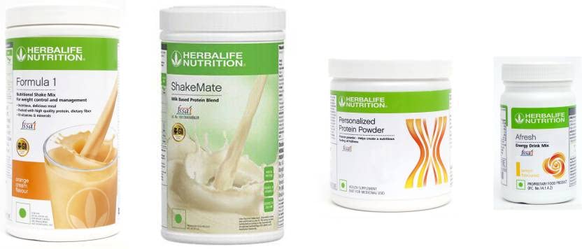 HERBALIFE Formula 1 Shake Orange Flavor 500g, Protein 200G, Afresh Lemon 50g, Shake Mate Nutrition Drink 500g (Pack of 4) (B0B87LDKFD) Amazon Price History, Amazon Price Tracker