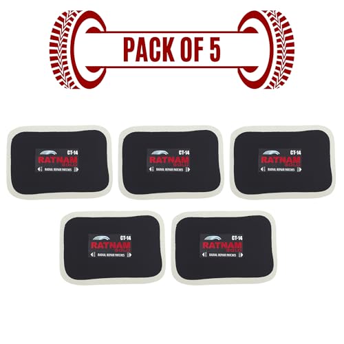 Image of Radial Tyre Repair Patch No. 14 - Box of 5 Heavy-Duty Puncture Repair Patches | Durable & Easy-to-Apply for Radial Tyres on Cars, Bikes & Trucks | Professional Grade Tyre Repair Kit