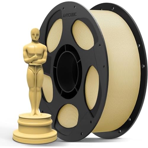 ANYCUBIC Filament PLA+ pour Imprimante 3D, 1.75mm Filament D'Impression 3D à Haute Solidité et Résistance à la Température, 1KG de Filament PLA Plus, Beige Beige 1kg