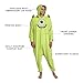Bioworld Monsters Inc Mike Wazowski Adult Green Long Sleeve Hooded Kigurumi Onesie Costume Cosplay Suit-Medium