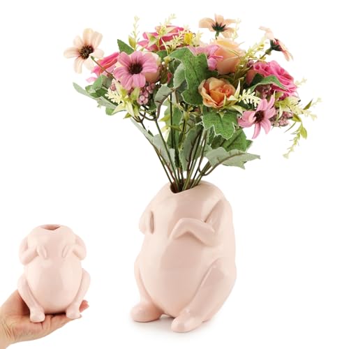 Raw Chicken Vase, Funny Uncooked Turkey...