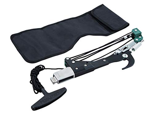 Hooyman Extendable Tree Saw Lopper Attachment with Curved Bypass Cutting Blade, Actuation Rope w/ Handle, Pole Saw Attachment, and Carrying Case for Tree/ Limb Trimming, Pruning, Hunting, and Outdoors