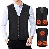 ❤ ADECUADO TERAPIA DE CALOR PARA CUERPO MANTENER CALIENTE: La almohadilla de terapia de calor incorporada de 5 piezas se calienta rápidamente incluso en el clima extremadamente frío. Ideal para todo tipo de actividades al aire libre como barrido de nieve, esquí, camping, senderismo. Y también es perfecto para las personas que siempre sienten dolor en los huesos en días fríos o con lluvia