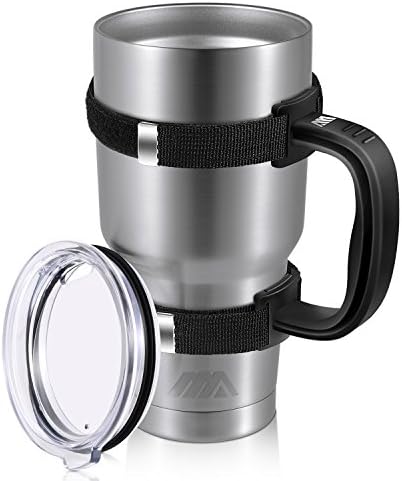 Adoric 3in1 Stainless Steel Tumbler Set, 30oz Tumbler with Adjustable Holder and Lid - Double Wall Insulated Tumbler, Universal Tumbler Holder, Cup Lid for Home, Office, Car, Travel
