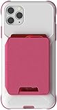 Ghostek Exec Magnetic Wallet iPhone 11 Case with Slide-Out Leather Card Holder Built-in Magnet is Perfect for Car Mounts and Easily Removable for Wireless Charging 2019 iPhone 11 (6.1 Inch) - (Pink)