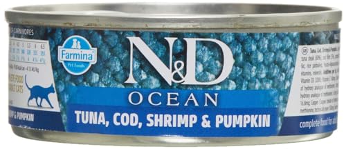 Farmina N&D Wet Ocean Cat Tuna Cod Shrimp & Pumpkin 70
