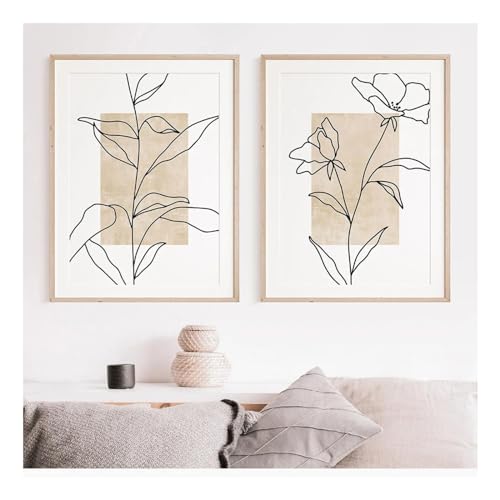Art mural beige bohème pour une atmosphère zen et poétique chez soi
