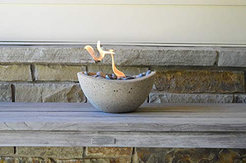 Terra Flame OD-TT-WAV-BGE-03N Fire Bowl, Stone - Thumbnail 6