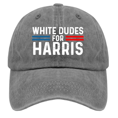 Ckhvevr Harris for President Hat Kamala Harris Hat Pigment Gray
