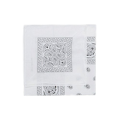 Set of 3 Paisley Bandanas for Men and Women, 57 x 57 cm - Multicolour - One size