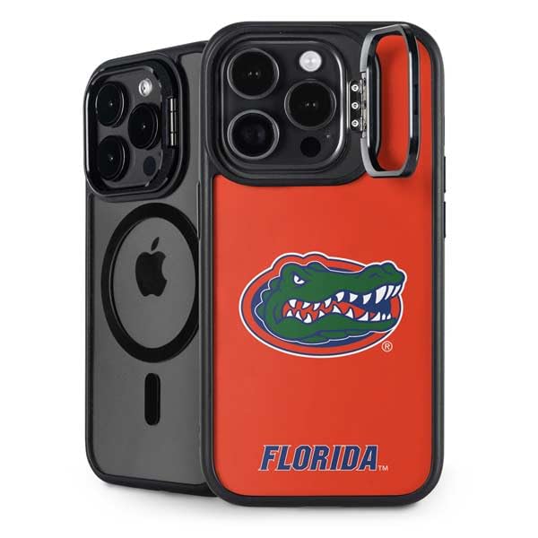 Skinit Kickstand Phone Case Compatible with iPhone 16 Pro Max - Officially Licensed University of Florida Gators Mascot Logo Design