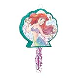 Unique-3D Drum Pull Pinata 1 Pc Piñata Little Mermaid avec Cordon à Tirer, 68164