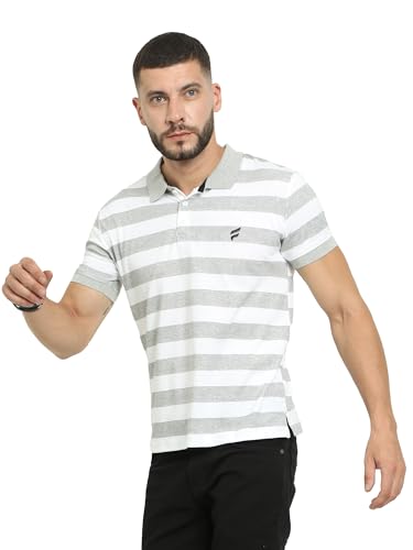 Image of fanideaz Mens Half Sleeve Premium Cotton Stylish Striped Branded Polo T-Shirt for Mens || Polo T Shirt for Men Comfort || Tshirt for Men Stylish Regular fit