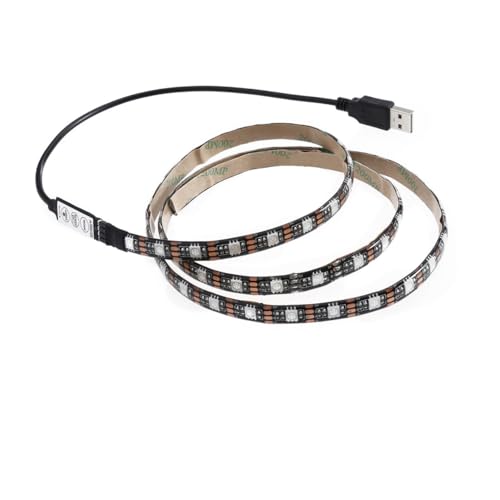 Tira LED Flexible RGB 1m Luz Cambio de Color USB miniatura 7