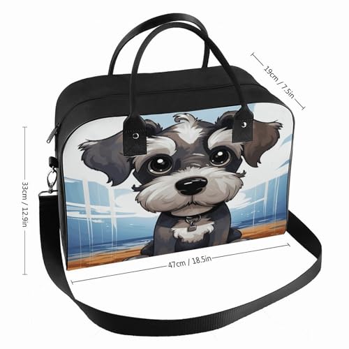 Maletín liviano para laptop con diseño Schnauzer miniatura 2