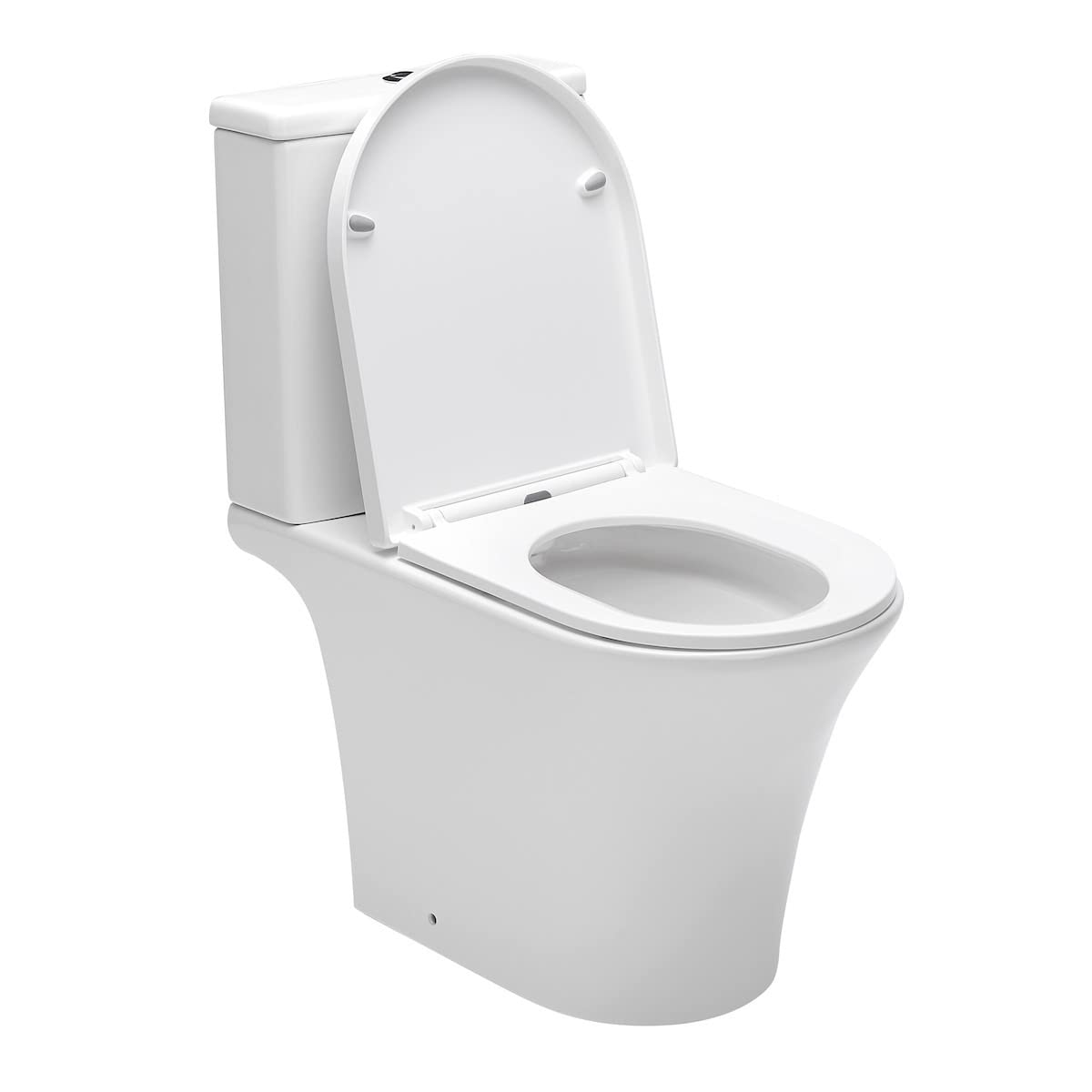 Swiss Aqua Technologies | Combi WC sin bridas | Con Tapa Softclose SATBRE030RREXVP | Relleno inferior