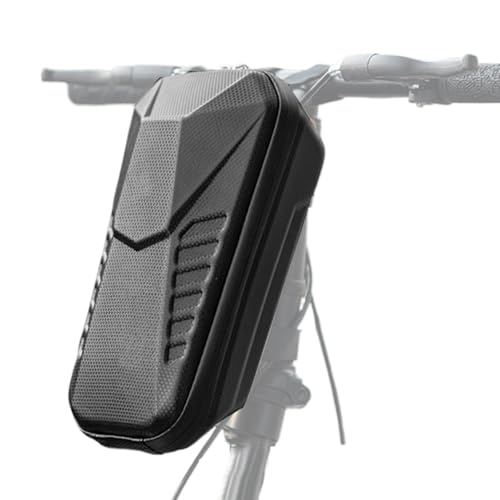 Genérico De Scooter - Capacidad 3L PU EVA Negro Impermeable De Scooter Eléctrica De Montaje SC Manillar Resistente Todas Las Estaciones Con | Accesorios Versátiles Para Smartphone Y