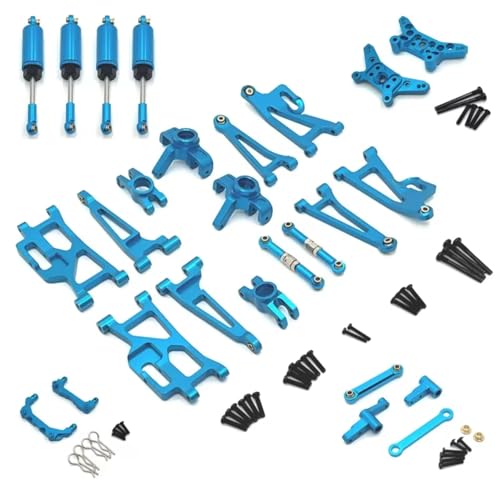 Pièces mise à niveau voiture RC MJX 1/14 en aluminium CNC bleu premium