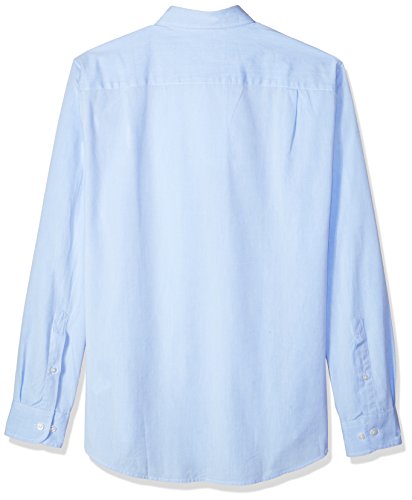 Image of Amazon Essentials Men's Regular-Fit Long-Sleeve Casual Poplin Shirt, Button Front, Business Casual, Collared