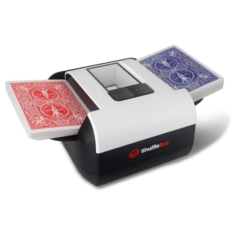 ShuffleBox S1 Automatic Card Shuffler with Rechargeable Battery Cover