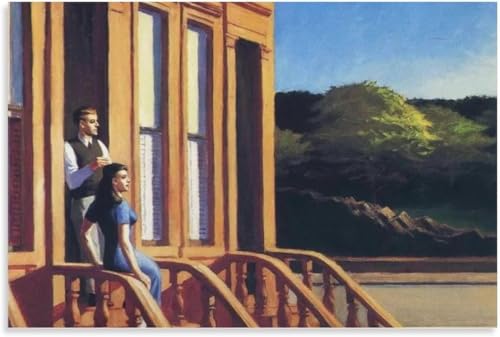 Edward Hopper peinture pour la maison déco murale salon 60x80