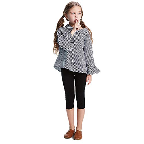 Felix & Flora Toddler/Little Girls Flat Capri Leggings Pants3