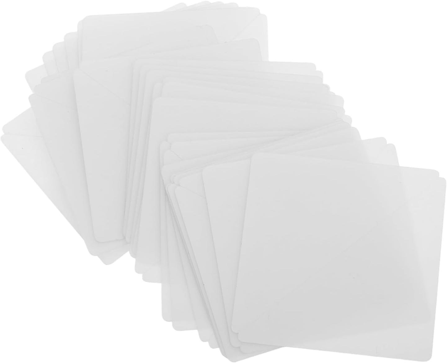 CALLARON 50pcs Collar Stays for Dress Shirts Adhesive Collar Stickers for Men Women Effortless Application Stable Fixation Material Compact Design