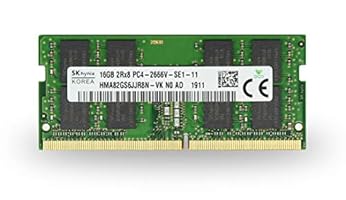 Adamanta 16 GB (1 x 16 GB) Hynix Laptop-Speicher-Upgrade kompatibel für HP Omen 15 &amp; Omen 17 DDR4 2666 MHz PC4-21300 SODIMM 2Rx8 CL19 1,2 V RAM DRAM