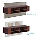 FITUEYES Floating TV Shelf Wall Mounted Entertainment Center Media Console for AV Receiver/Xbox/Cable Boxes/Gaming Systems DS212001WB