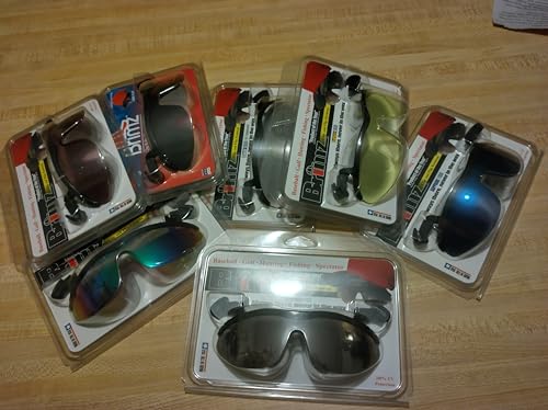 Brimz sapphire ice flip up sunglasses for all caps